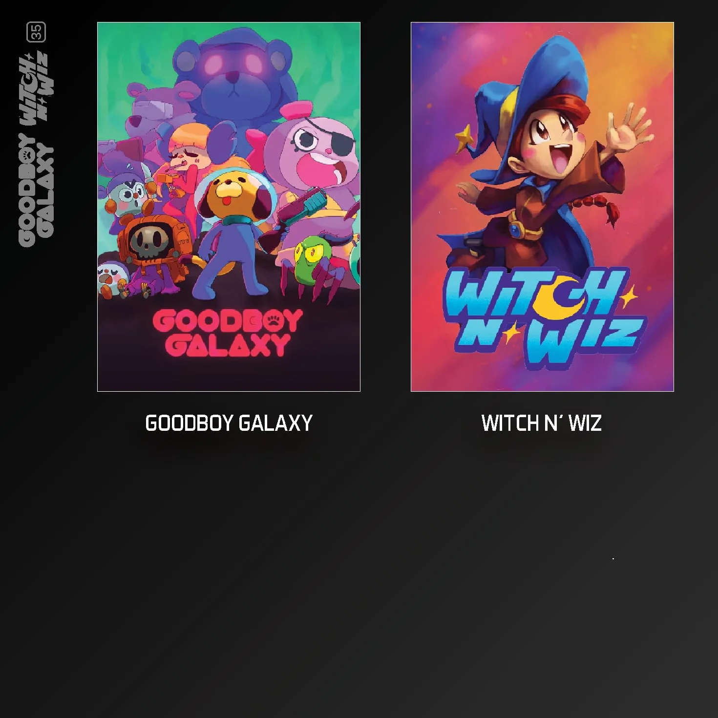Evercade Goodboy Galaxy/Witch N' Wiz Dual Cartridge