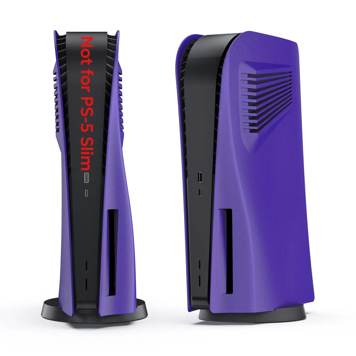 Piastre per Disc Edition, innoAura Piastre frontali con prese d'aria di raffreddamento, cover protettiva antigraffio antipolvere, Custodie di Ricambio in ABS Premium (Viola)
