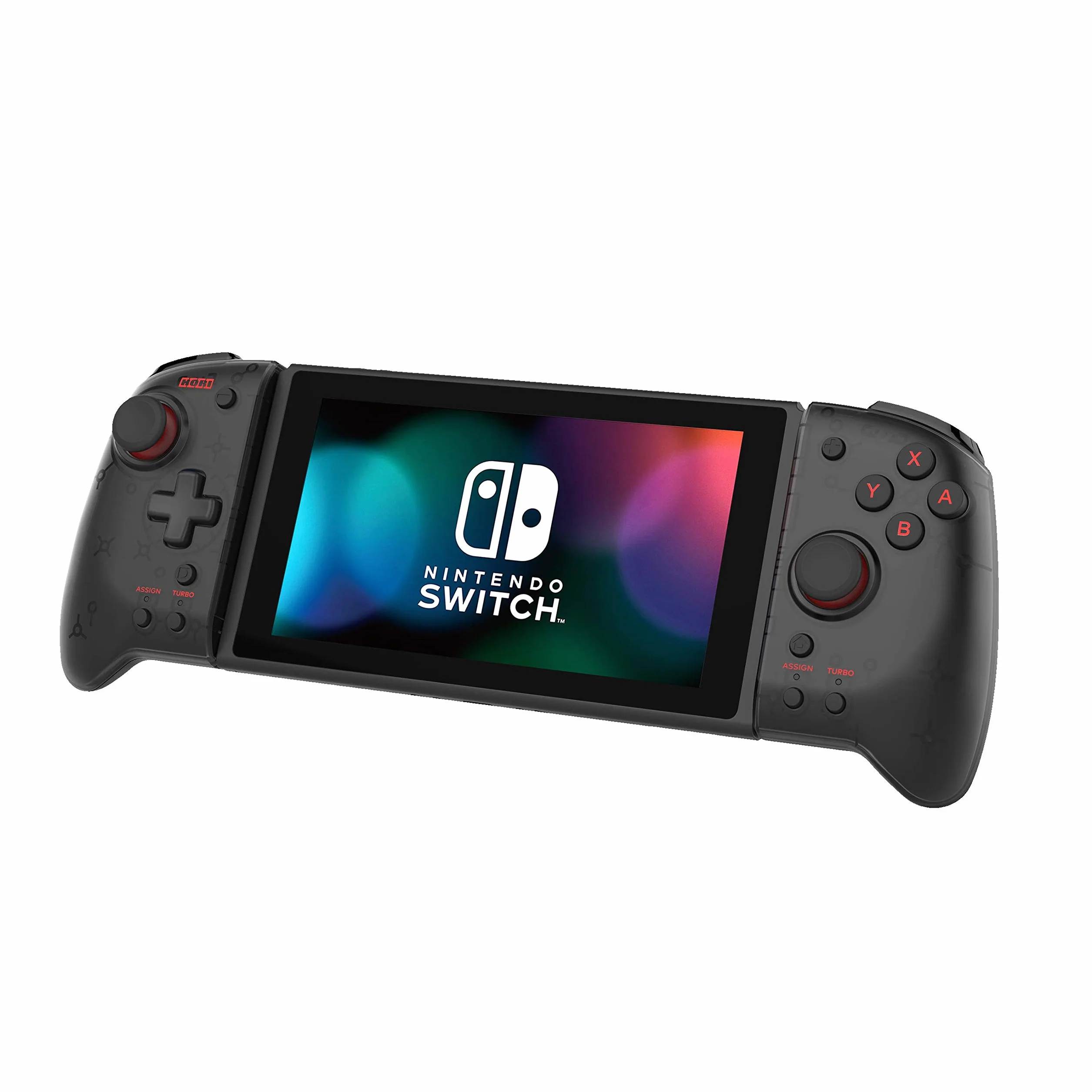 Hori Nintendo Switch Split Pad Pro (Black) Ergonomic Controller for Handheld Mode Only - Officially Licensed By Nintendo - Nintendo Switch