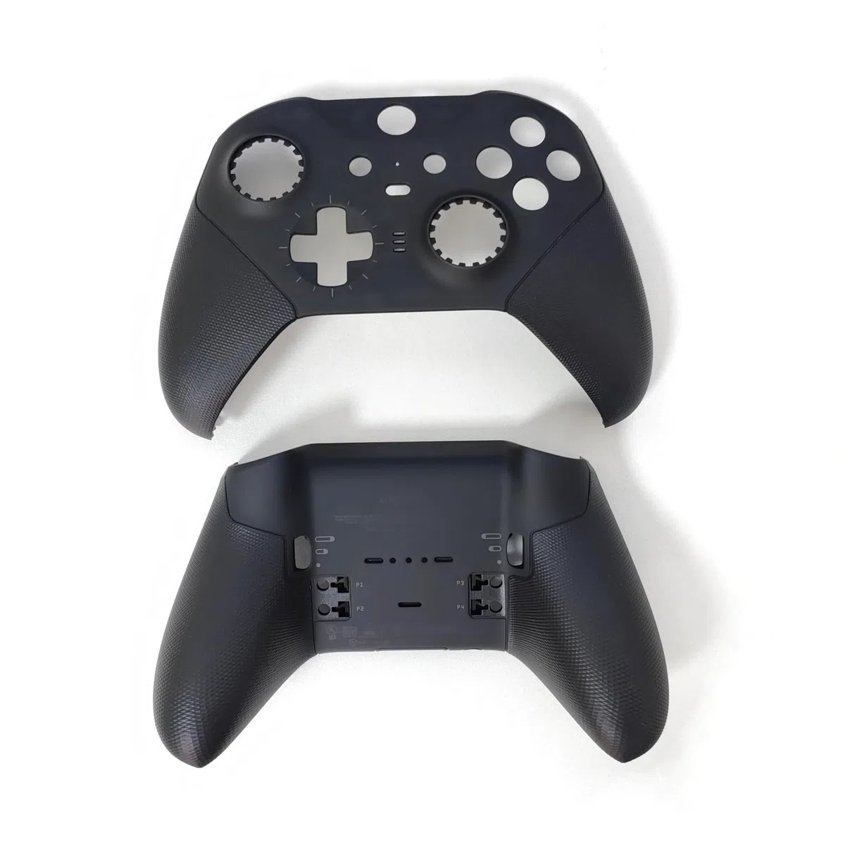 Guscio di Ricambio Kit Custodia Coperchio Anteriore Posteriore per Xbox Elite Controller Series 2 - Nero, Incluso D-pad Joysticks Pulsante di Attivazione LB RB Pulsanti ABXY Accessori