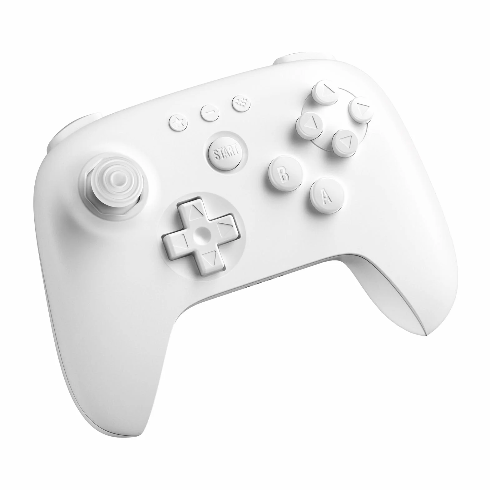 8Bitdo 64 Bluetooth Controller for Analogue 3D, Switch, Windows, and Android (White)