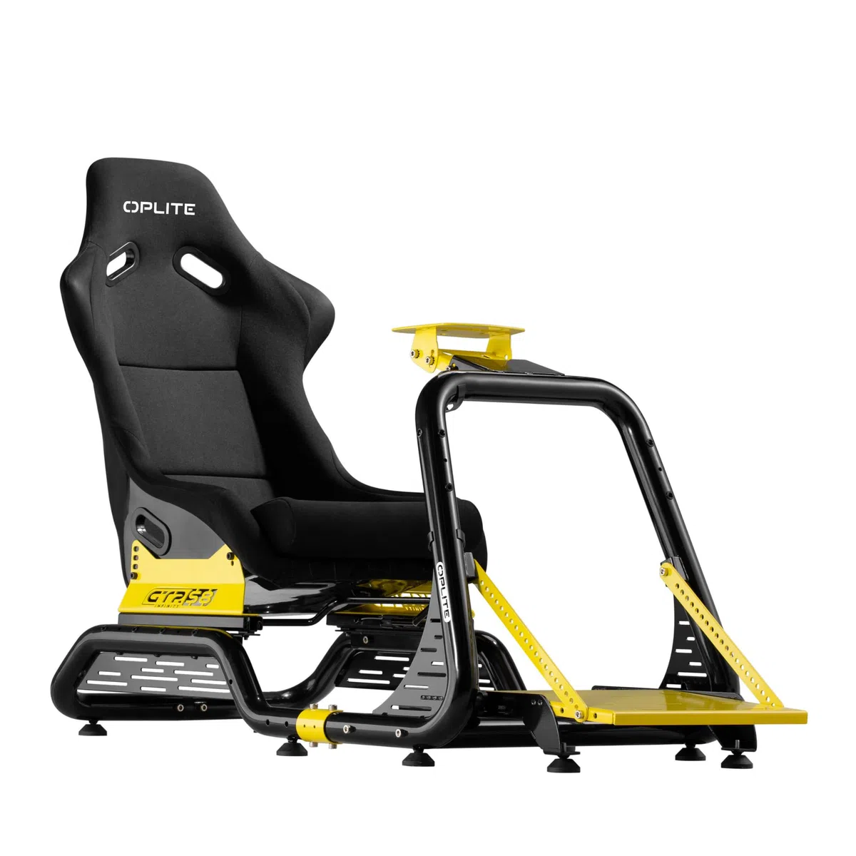 Oplite - Abitacolo GTR Racing Giallo - Sedile A Benna Per Simulatore Di Corse - Not Machine Specific