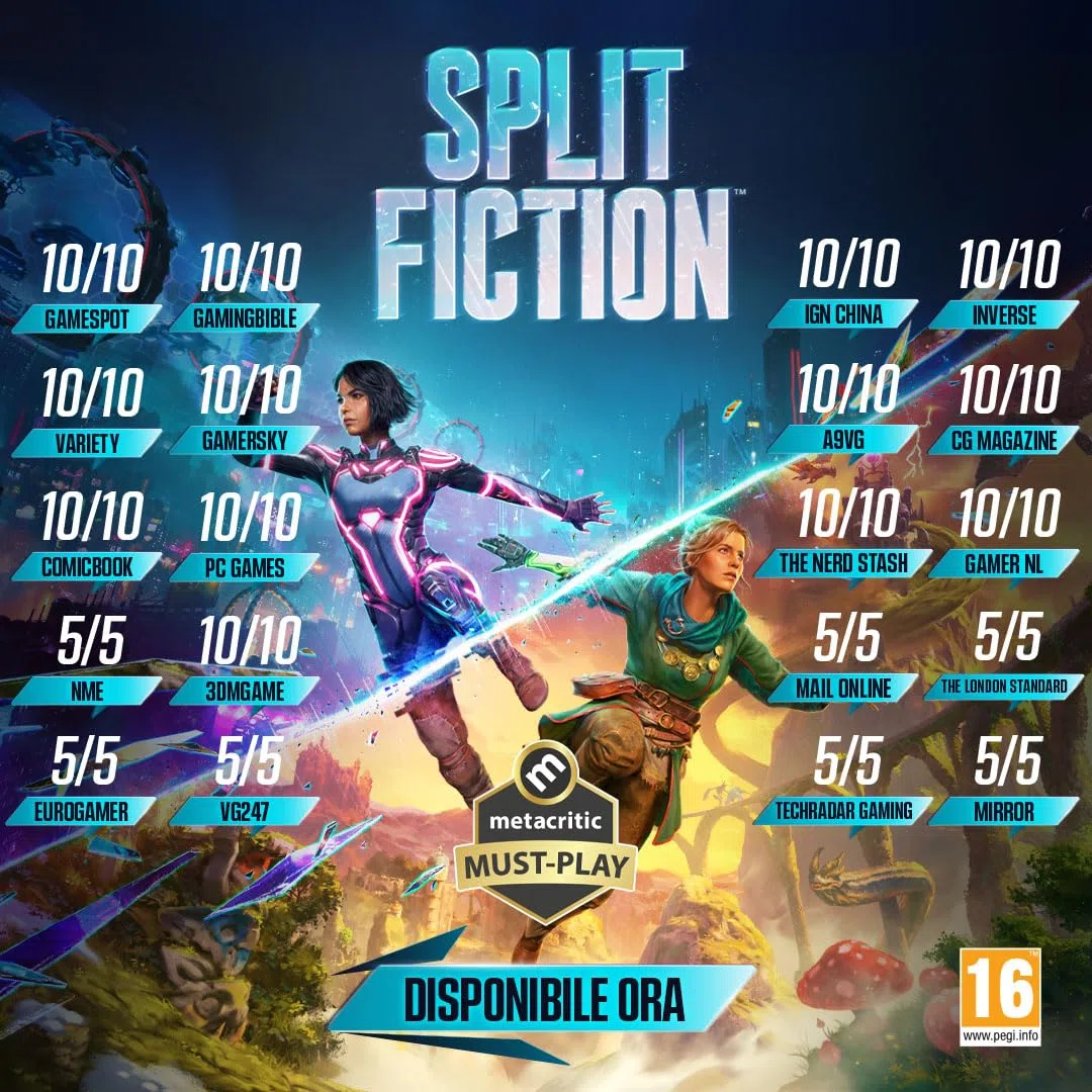 Split Fiction PS5 Videogioco Italiano