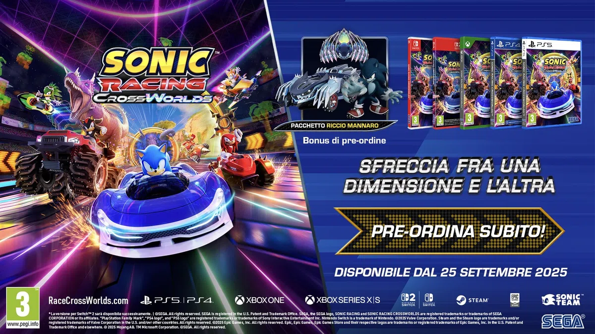 Sonic Racing: CrossWorlds PlayStation 5