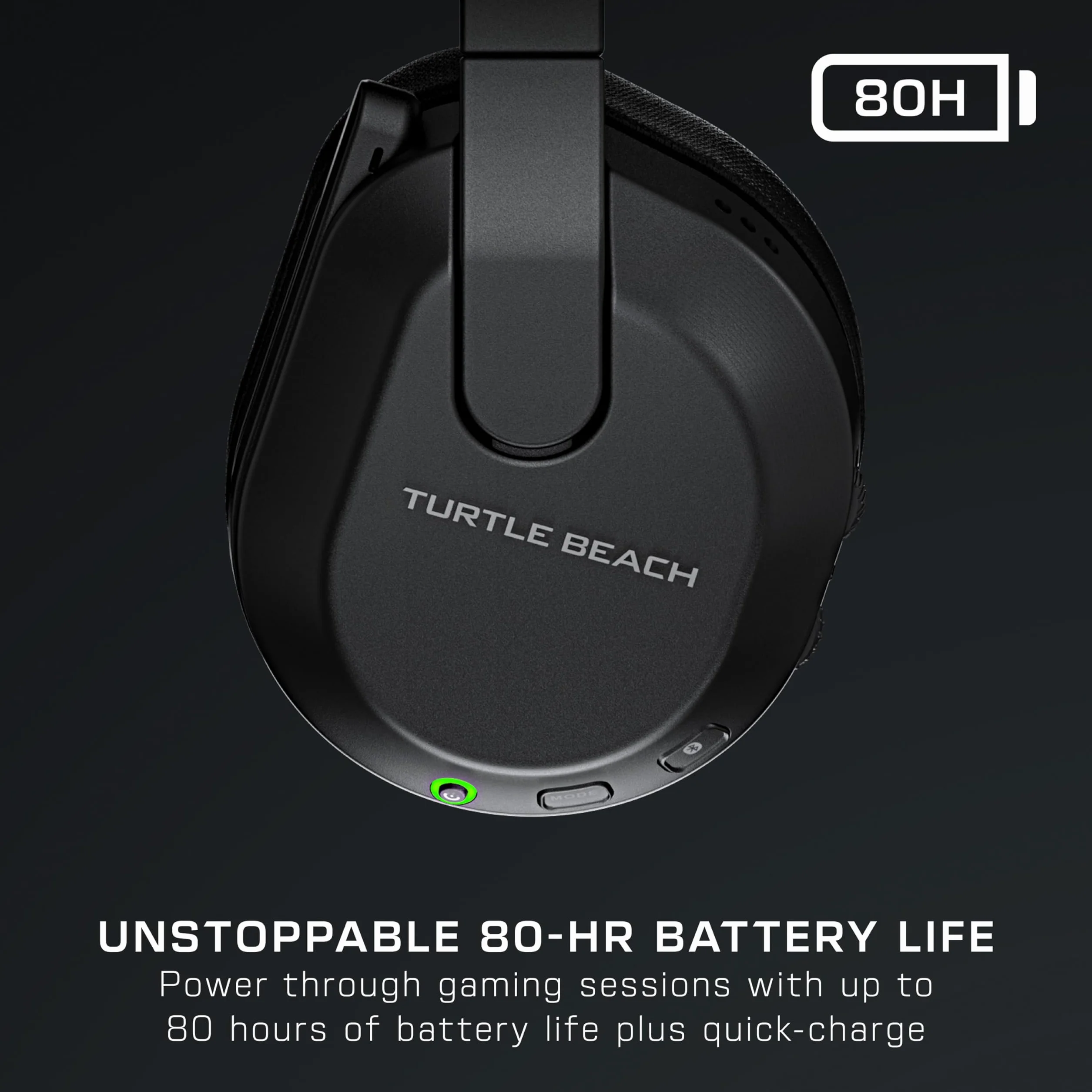 Turtle Beach Stealth 600 Nero Cuffie da Gioco Wireless 80h Batteria 50mm Altoparlanti Bluetooth Xbox Series X/S, Xbox One, PC, Mobile