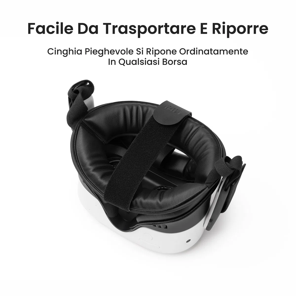 KIWI design K4 Flex Fascia Testa Comfort per Meta Quest 3/3S, Cinturino Elite Regolabile in Schiuma PU