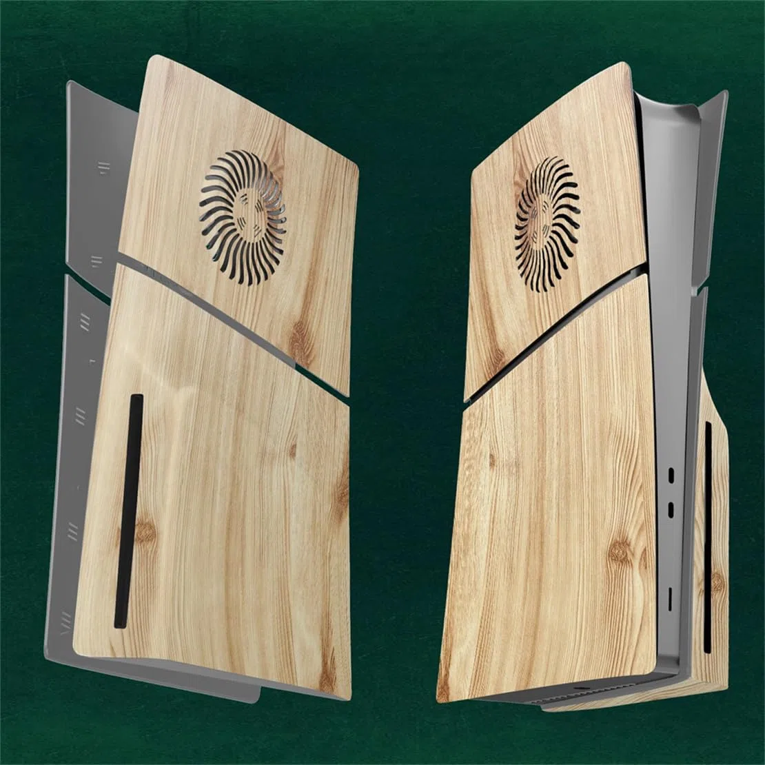 PS5 Slim Frontalino Cover protettiva Woodgrain Color Disc Accessori