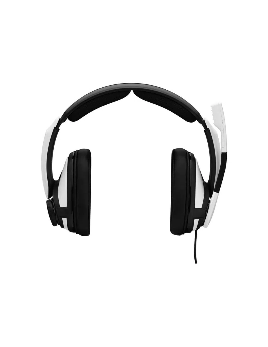 Sennheiser GSP 301 Cuffie da gioco con microfono cancellazione rumore, ribaltabili, ergonomiche, bianche