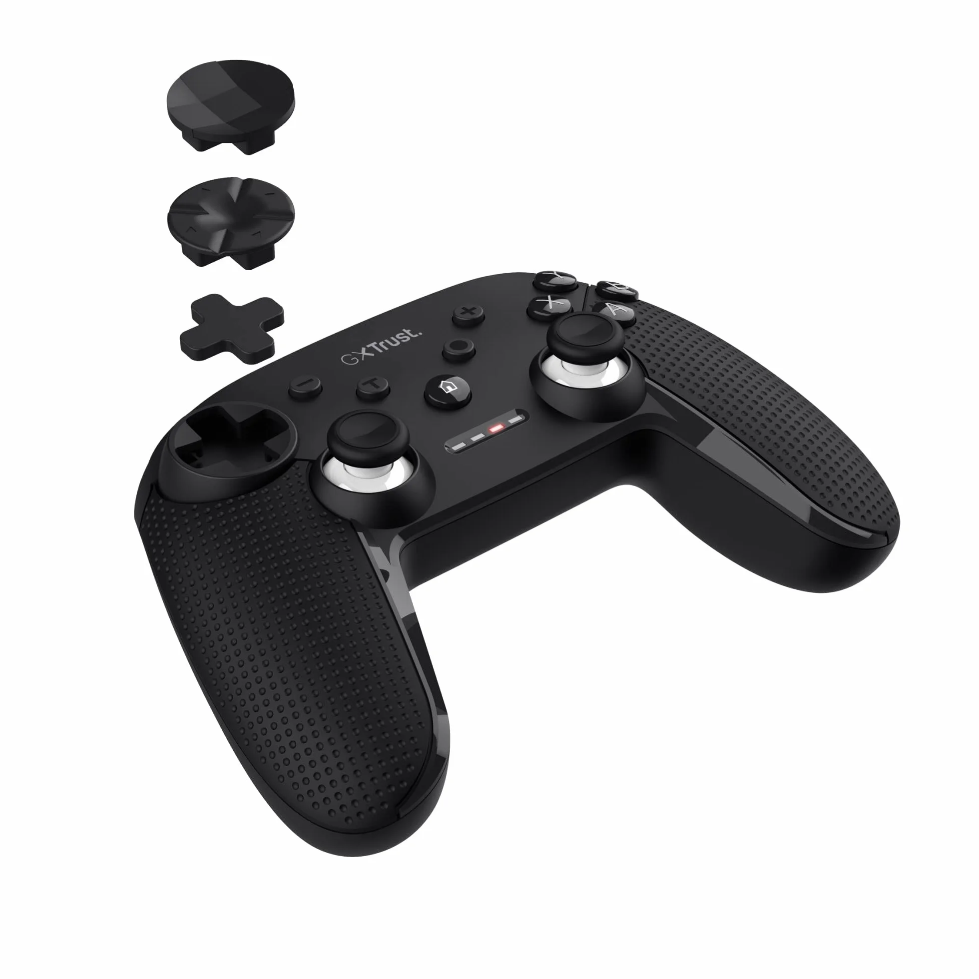 GXTrust Trust Gaming GXT 542 Muta Controller Nintendo Switch & PC Wireless Bluetooth/RF/USB, Design Sostenibile, Batteria Ricaricabile, Gamepad senza Fili per Switch OLED/Lite, Computer, Android, iOS