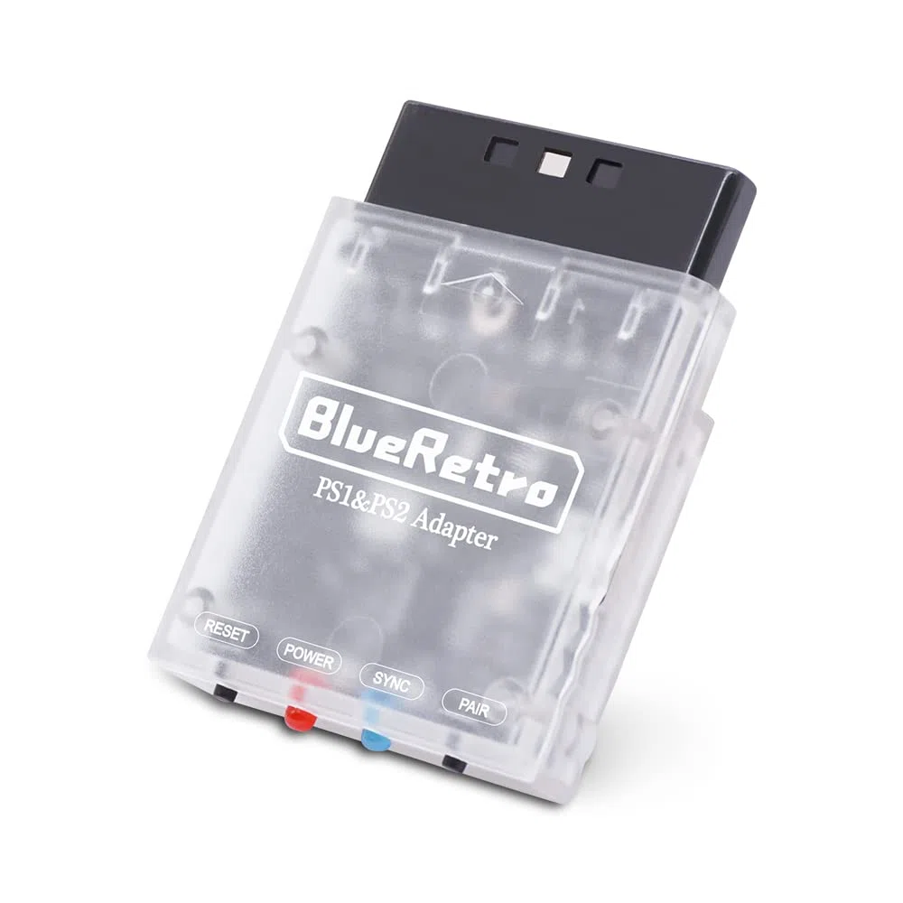 Bluetooth Adapter Wireless Converter per PS2 PS1 Console di Gioco Bianco