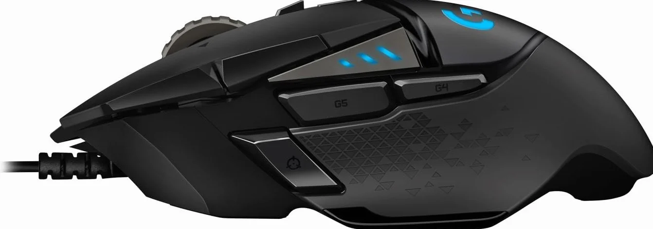 Logitech G G502 HERO Mouse Gaming Prestazioni Elevate, Sensore HERO 25K, 25.600 DPI, RGB, Pesi Regolabili, 11 Pulsanti Programmabili, Memoria Integrata, PC/Mac/Laptop - Nero