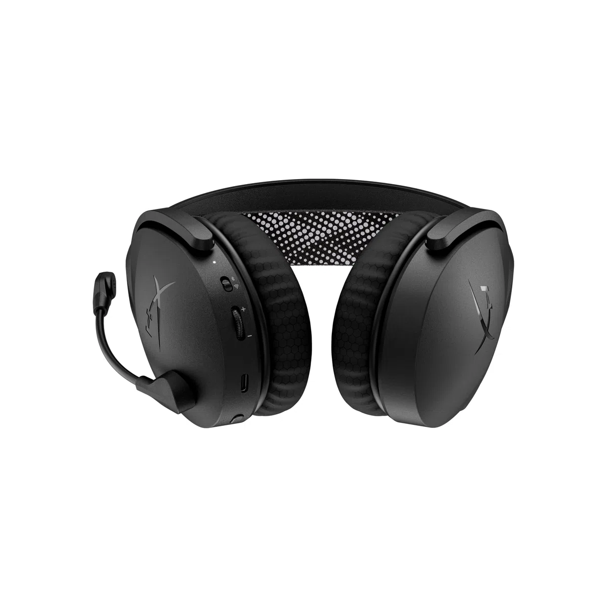 HyperX Cloud Jet Cuffie da Gioco Dual Wireless 2,4 GHz Bluetooth PC Mac PS5 PS4 40mm Driver 25 Ore Batteria Microfono Girevole Mute Design Leggero Nero