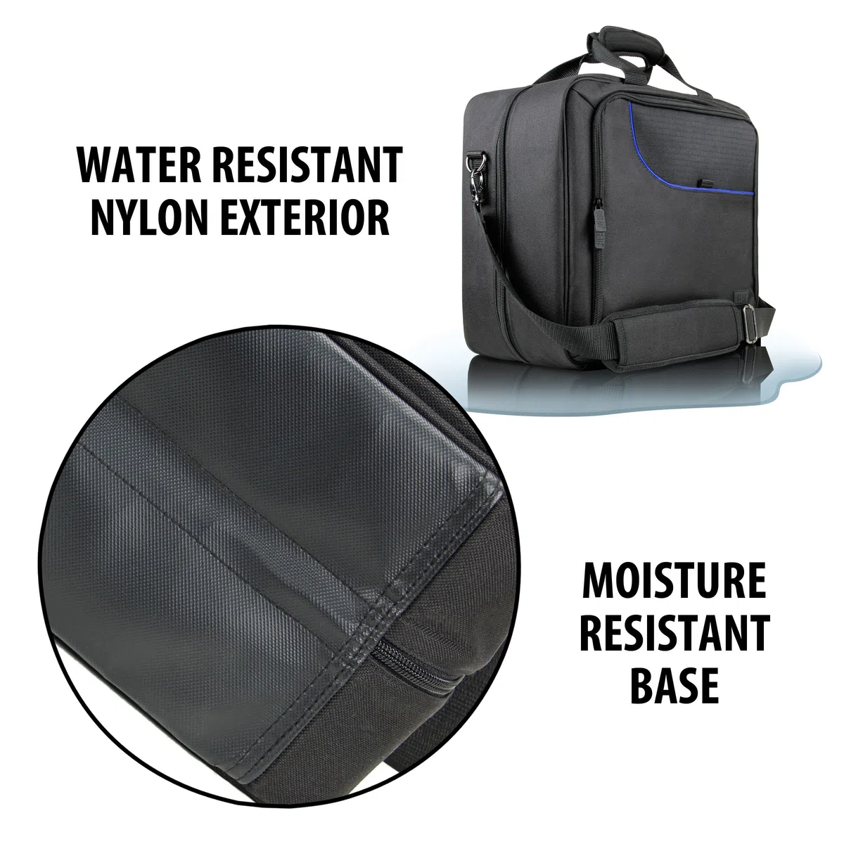 USA GEAR Borsa per Console di Gioco Resistente All'Acqua per Xbox One Xbox 360 PS4 PS3 Controller Giochi Accessori