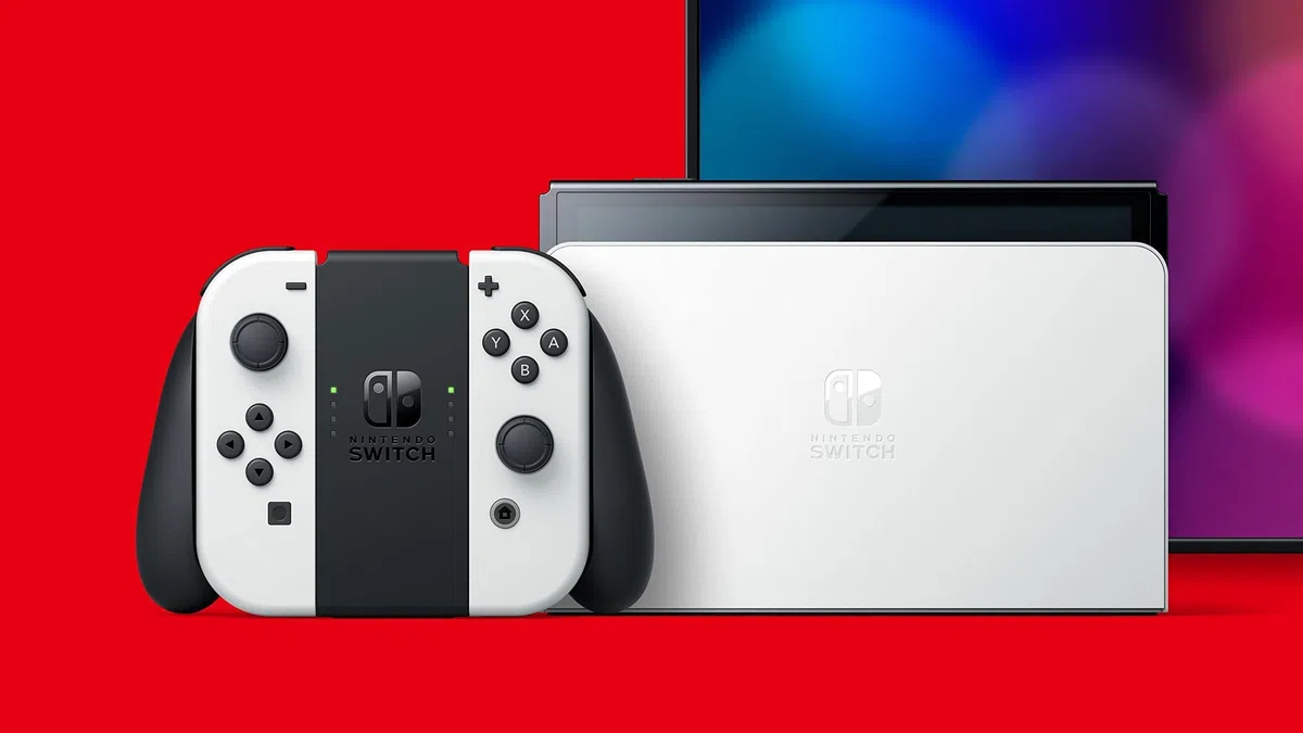 Console Nintendo Switch – modello OLED, Bianco