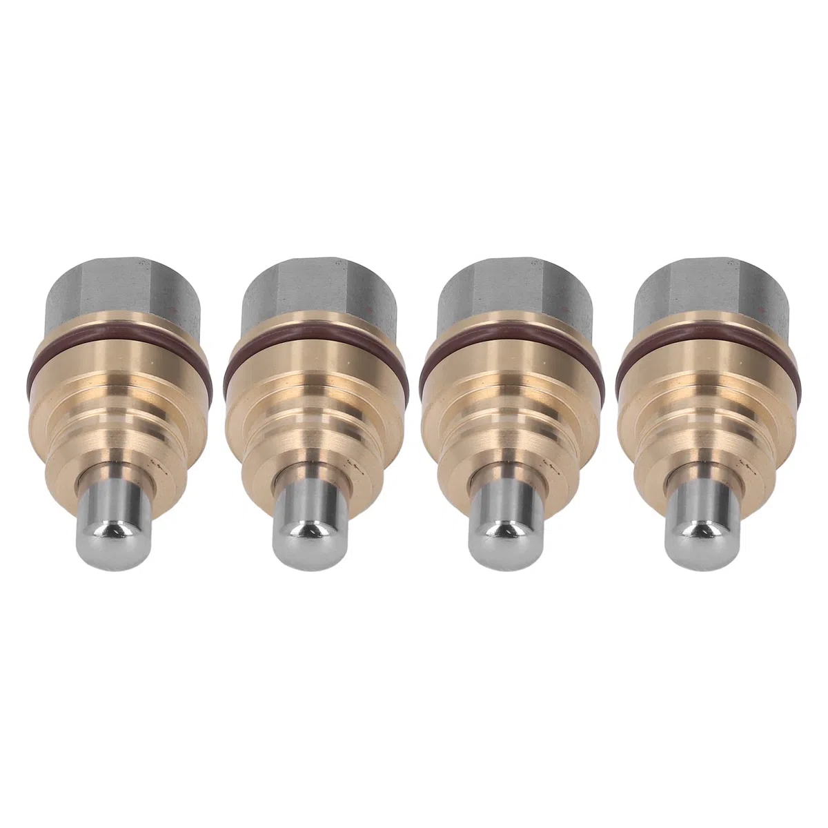 Pilipane Controller Pulsante Idraulico,Impugnatura Joystick per Escavatore 4 Pezzi, Pulsante Impugnatura Joystick, Buona Sostituzione della Tenuta per Attrezzature Industriali Kubota