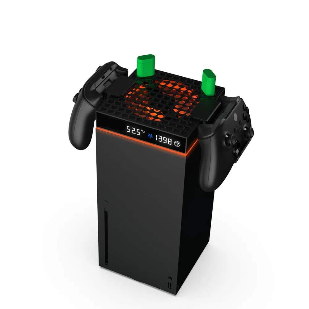 Ventola di raffreddamento superiore per Xbox SeriesX/S con gancio per controller