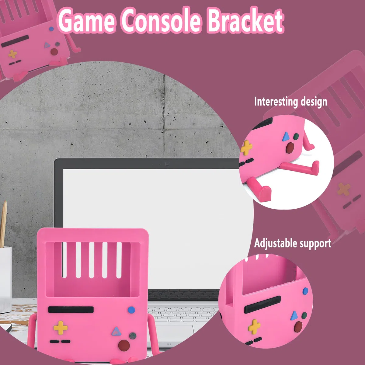 Cartoon Cute Switch Games Custodia Rigida Protettiva per Switch Console Controlle Console di Gioco Cover Protettiva per Switch Accessorio per Supporto per Videogioco Portatile Rosa