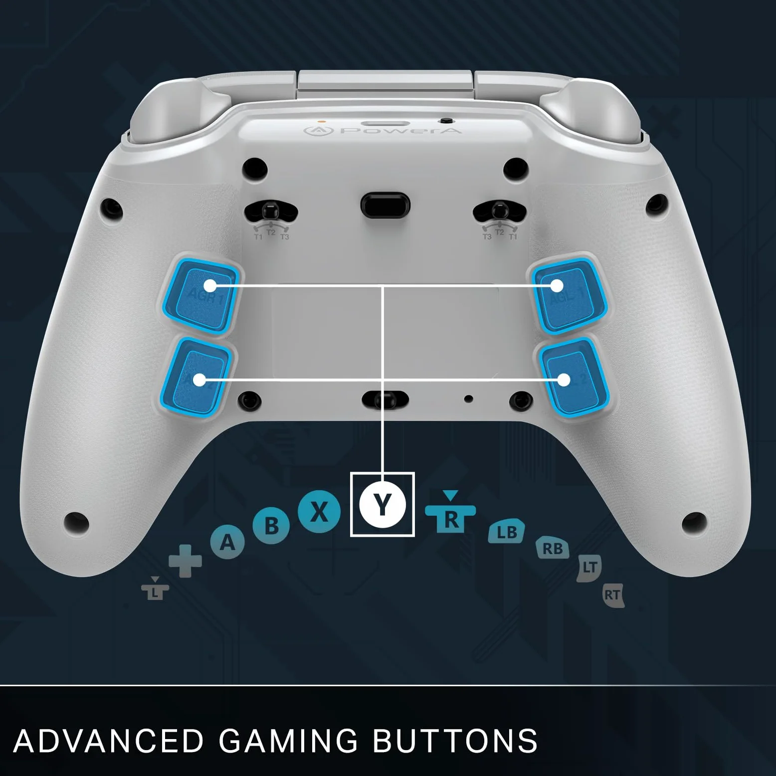 PowerA OPS v1 Wireless Controller for Cloud Gaming - Fortnite Edition, gamepad, wired video game controller, gaming controller, works with Windows 10/11