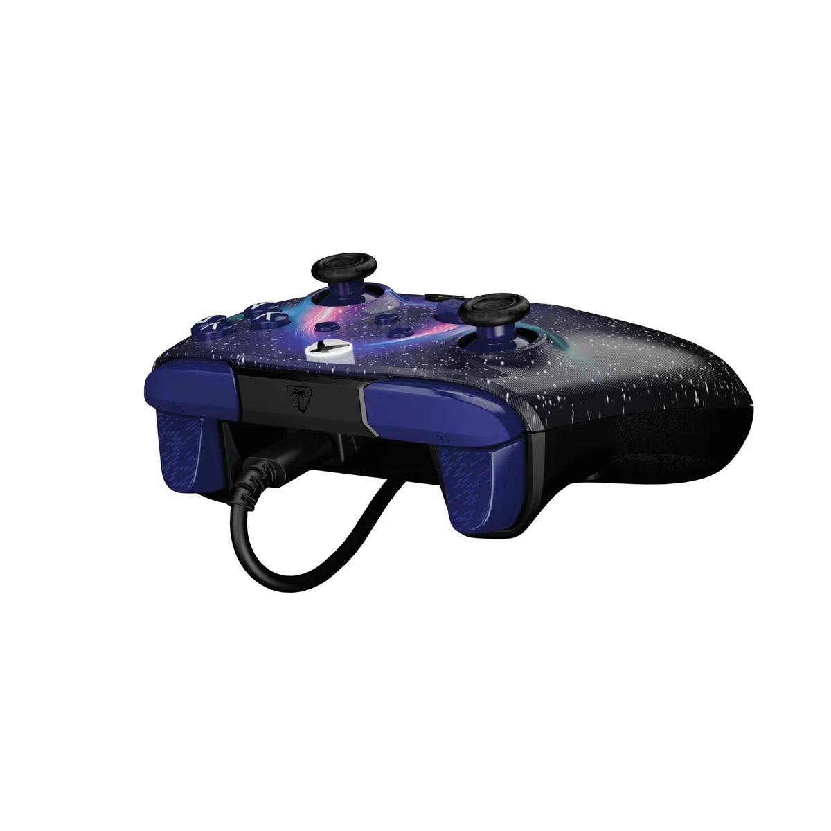 Turtle Beach Rematch Advanced Dark Cosmos Controller gaming con cavo per Xbox e PC, licenza ufficiale, pulsanti rimappabili, grilletti sensibili, comandi audio