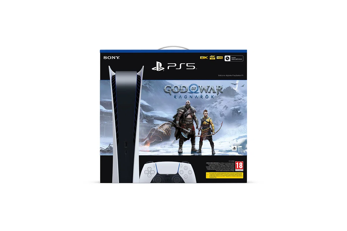 PlayStation 5 Digital Console + God of War Ragnarök