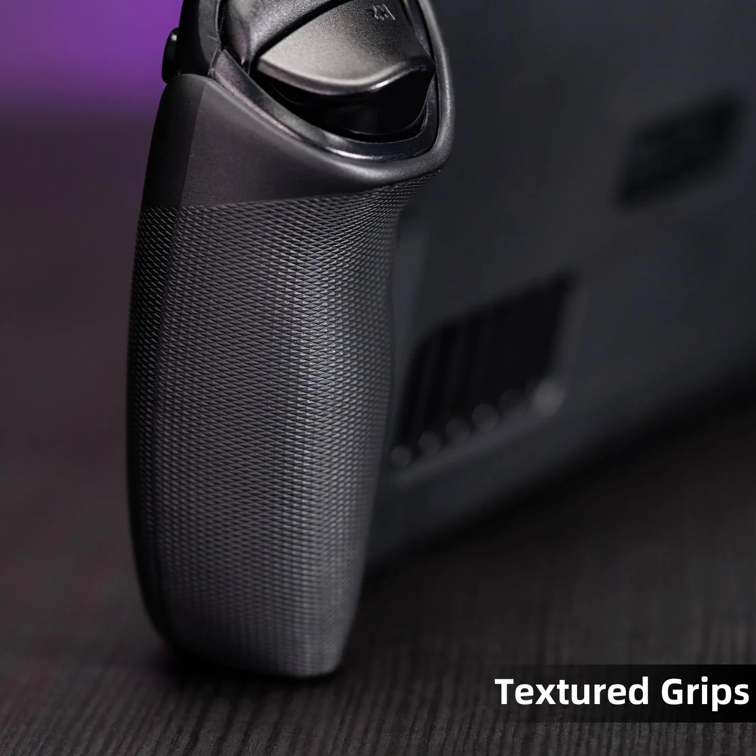 Skull & Co. GripCase SD Bundle for Steam Deck/OLED: A Soft Protective Case with Textured Grips Full Protection and Stand, Shock-Absorption Non-Slip and Anti-Scratch Cover Design (with Carrying Case)