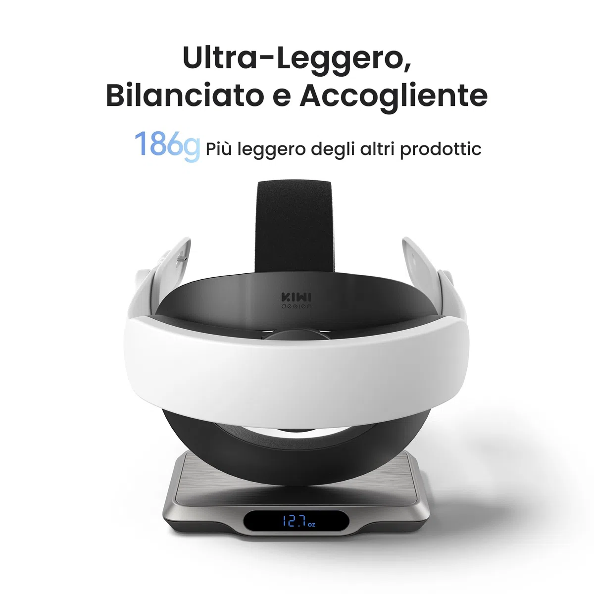 KIWI design K4 Boost Cinturino per la Testa della Batteria Comfort Compatibile Meta Quest 3/3S