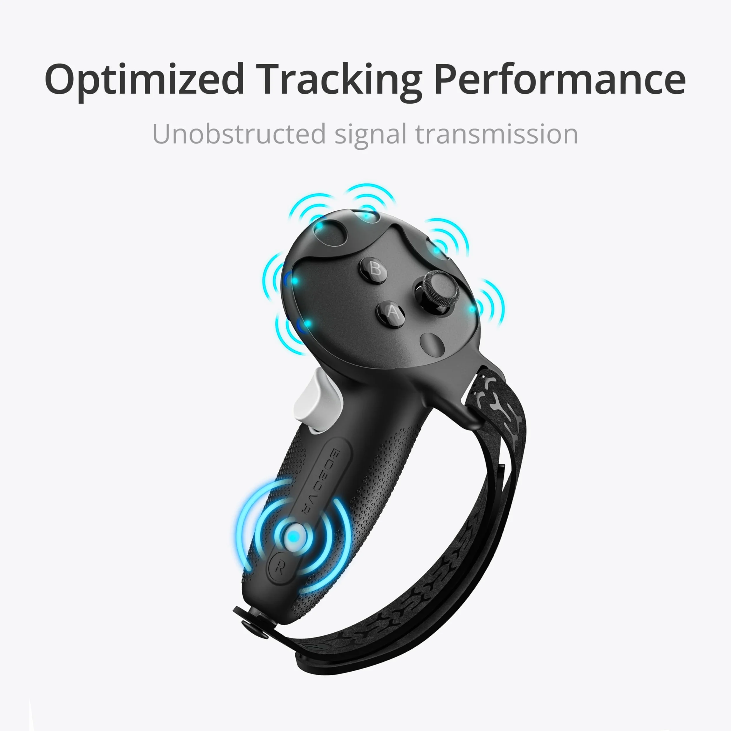 BOBOVR G3 Controller Grips Cover per Quest 3/3S, Copertura Antiscivolo in Silicone, Cinturino Regolabile, Ricarica Wireless CD3/D3