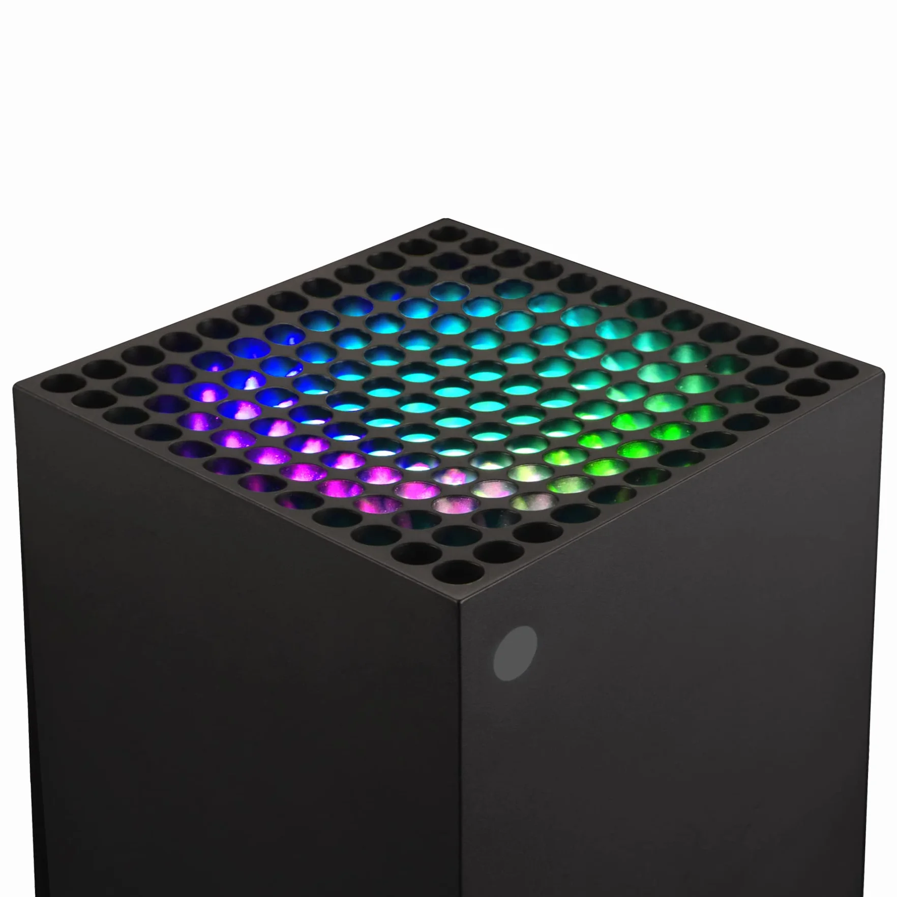 eXtremeRate RGB LED Striscia Luminosa Accessori per Xbox Series X Console Ventola con Telecomando 7 Colori 39 Effetti