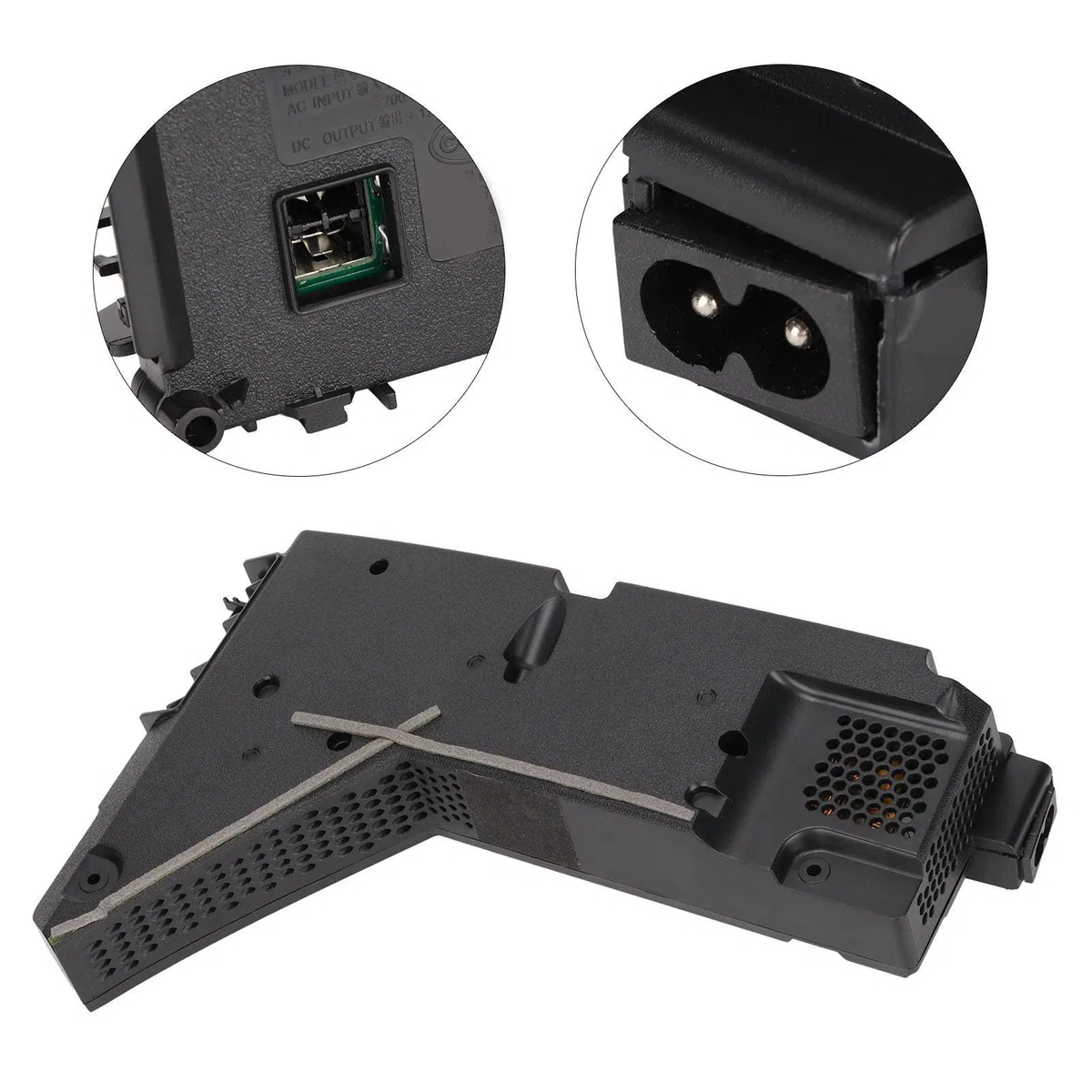 ASHATA Alimentatore ADP 400DR per PS5, Alimentatore di Ricambio per unità Batteria per Console di Gioco per PS5, con Cavo di Alimentazione(EU)