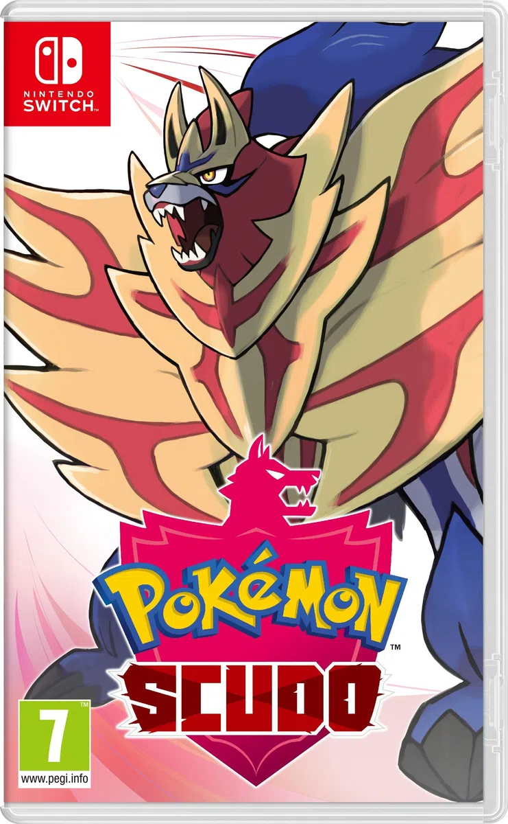 Pokémon Scudo Videogioco Nintendo Ed. Italiana Versione su scheda