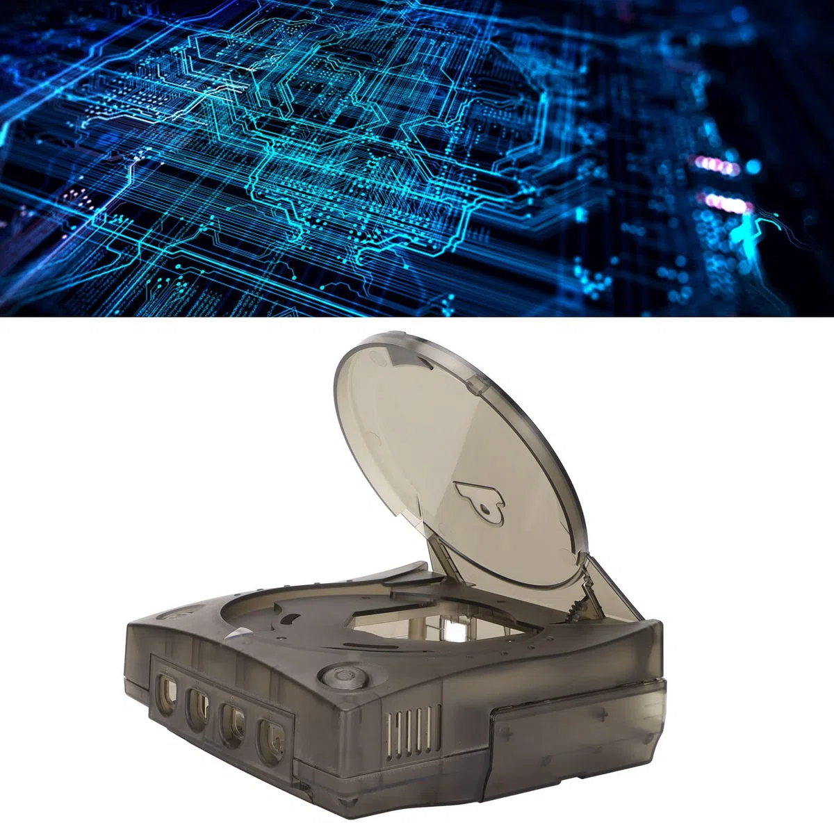 Yctze Guscio 'alloggiamento in ABS Traslucido per Console DC Dreamcast: Design Antiurto, Antigraffio e Adatto Ai Viaggi