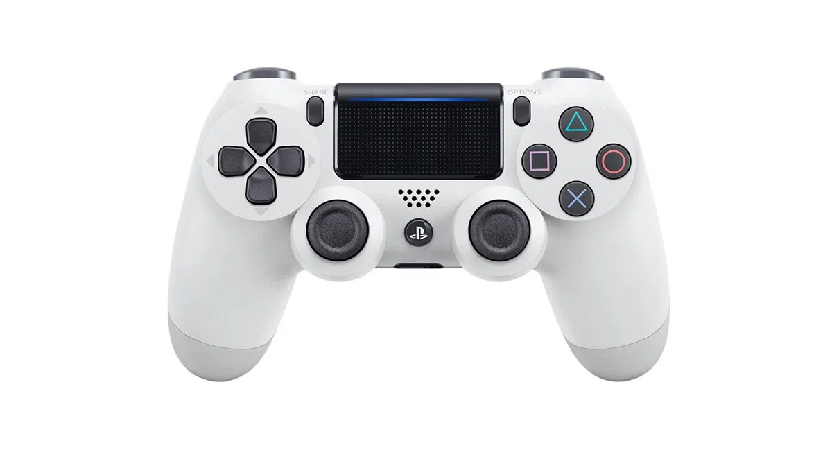 PlayStation 4 - Dualshock 4 Controller Wireless V2, Bianco (Glacier White) Standard