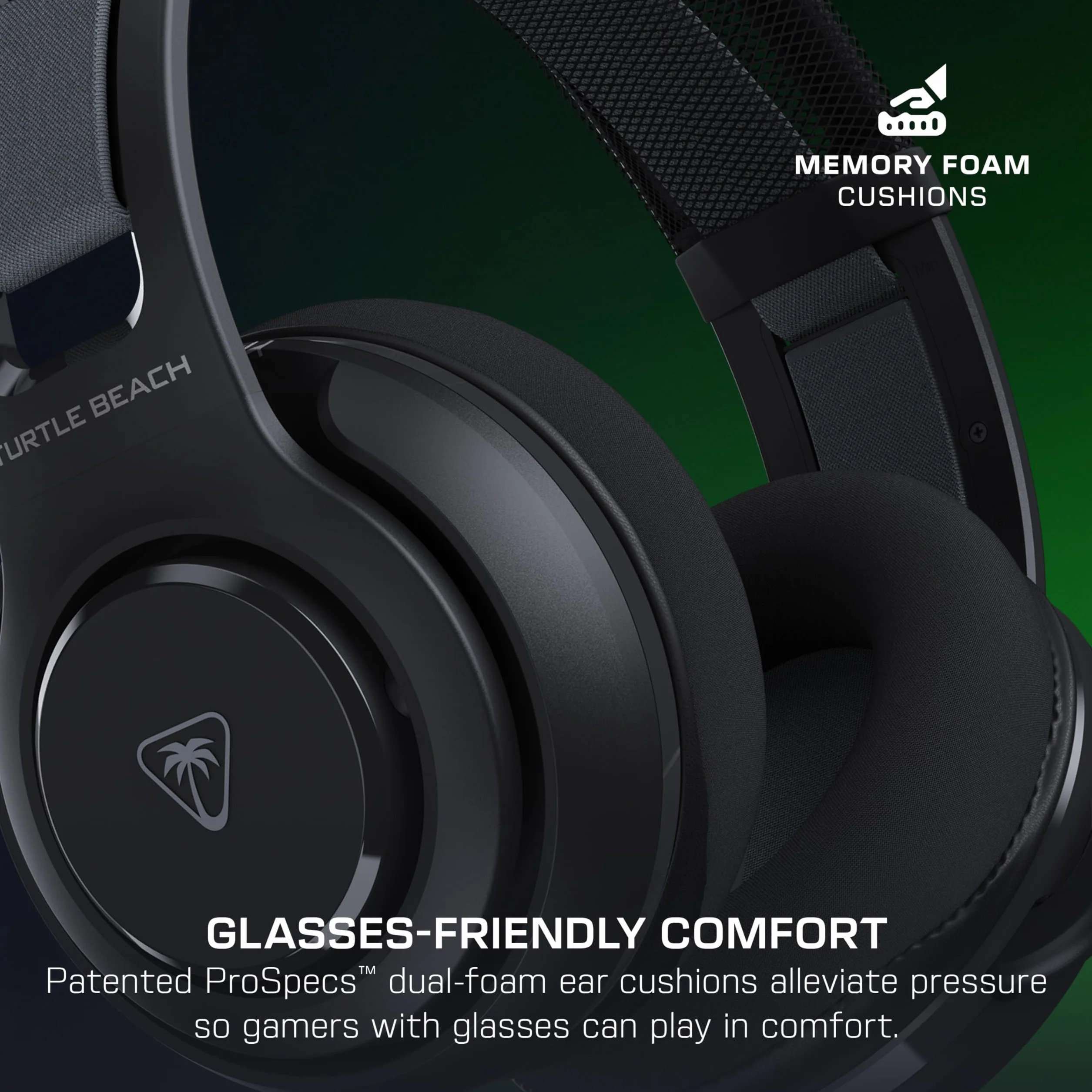 Turtle Beach Atlas 200 Cuffie da gioco multipiattaforma cablate per Xbox, PlayStation e PC con driver Nanoclear da 50 mm, microfono flip-to-mute, cuscini in memory foam