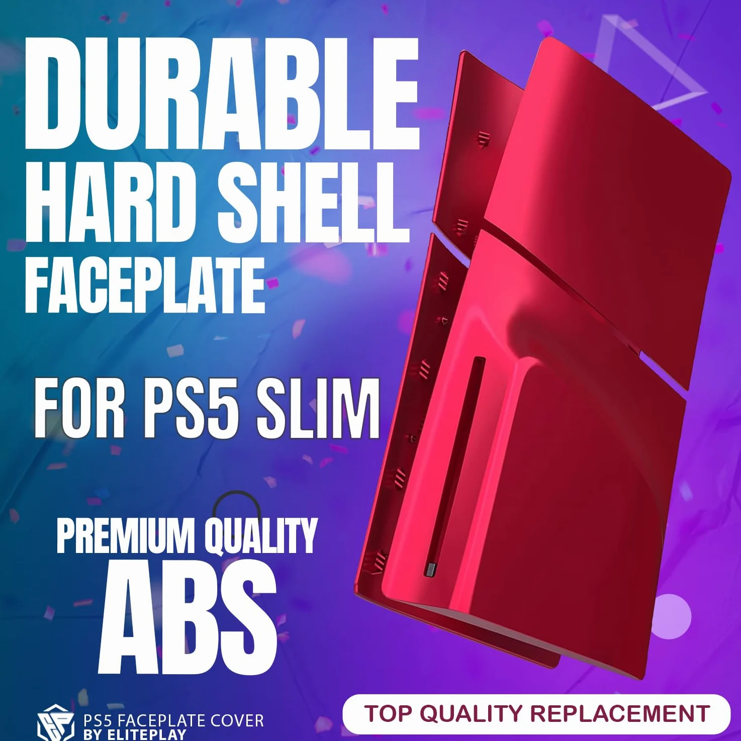 ElitePlay Copertura PS5 Slim Volcanic Red Accessori PS5 Disc