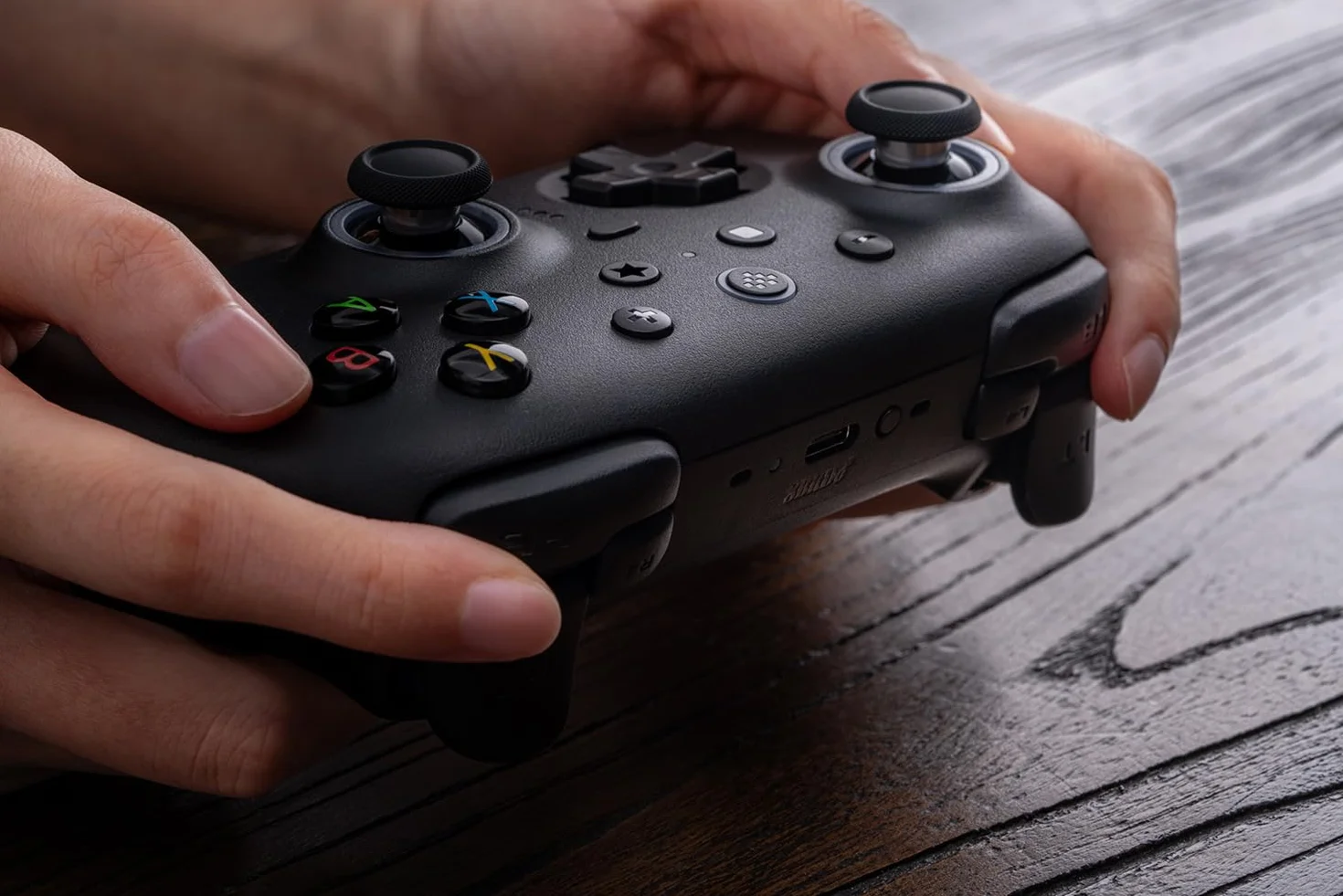 8Bitdo Ultimate 2 Wireless Controller for Windows & Android, Gaming Controller with TMR Joysticks, Switchable Hall Effect/Tactile Triggers, Motion Control, RGB Fire Ring, 8Speed Wireless Tech, Black
