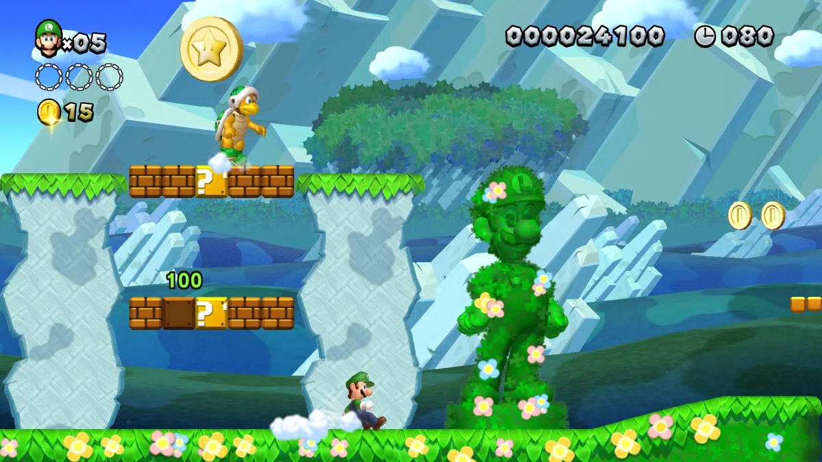 New Super Mario Bros. U Deluxe Nintendo Switch Gioco Italiano Scheda
