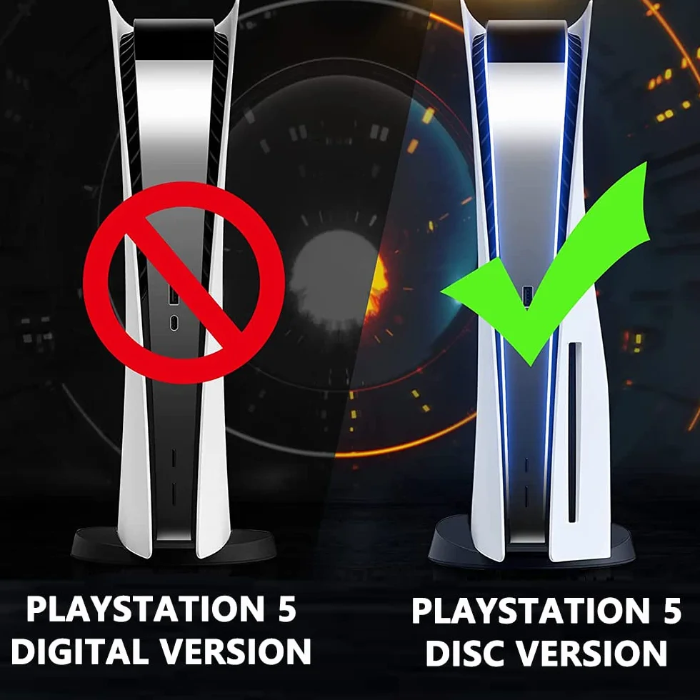 Custodia per Sony PS5 Disc Edition, Bocchetta di Cooling, Cover ABS Antiurto Antigraffio, Argento