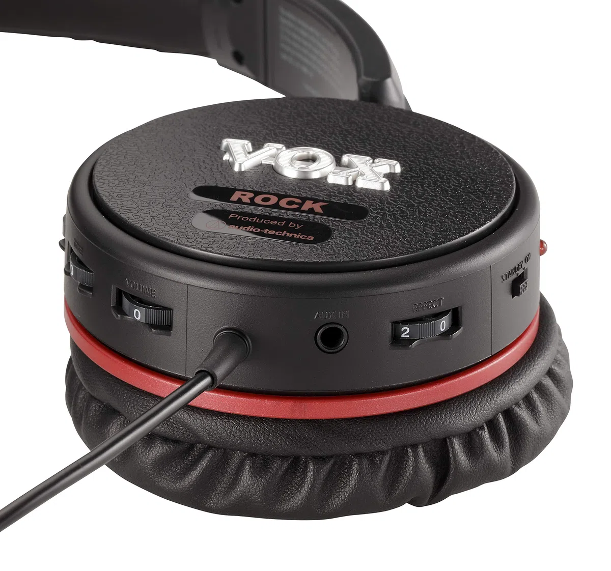 Vox VGH-ROCK Cuffia Chiusa Amplificata per Chitarra Nero