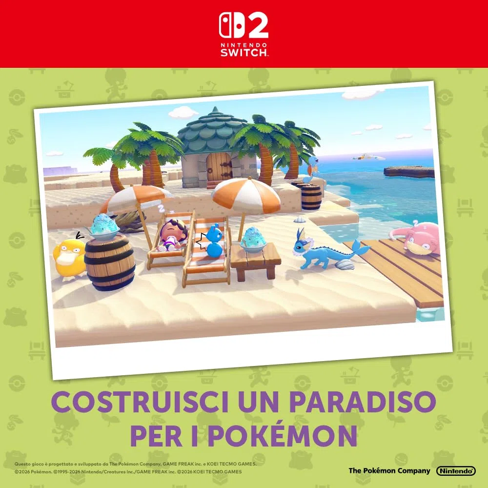 Pokémon Pokopia Nintendo Switch 2 Ed. Italiana Scheda