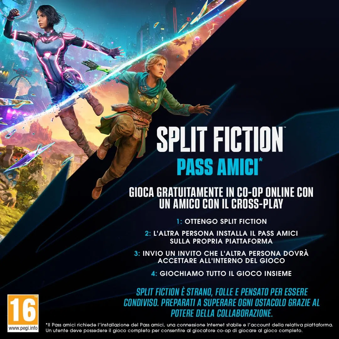 Split Fiction PS5 Videogioco Italiano
