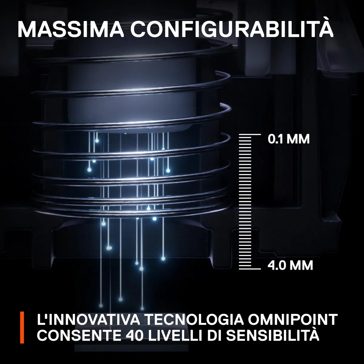 SteelSeries Apex Pro HyperMagnetic Tastiera da gaming - La più veloce al mondo - Azionamento regolabile - Schermo OLED - RGB - USB Passthrough - Layout Americano (QWERTY)
