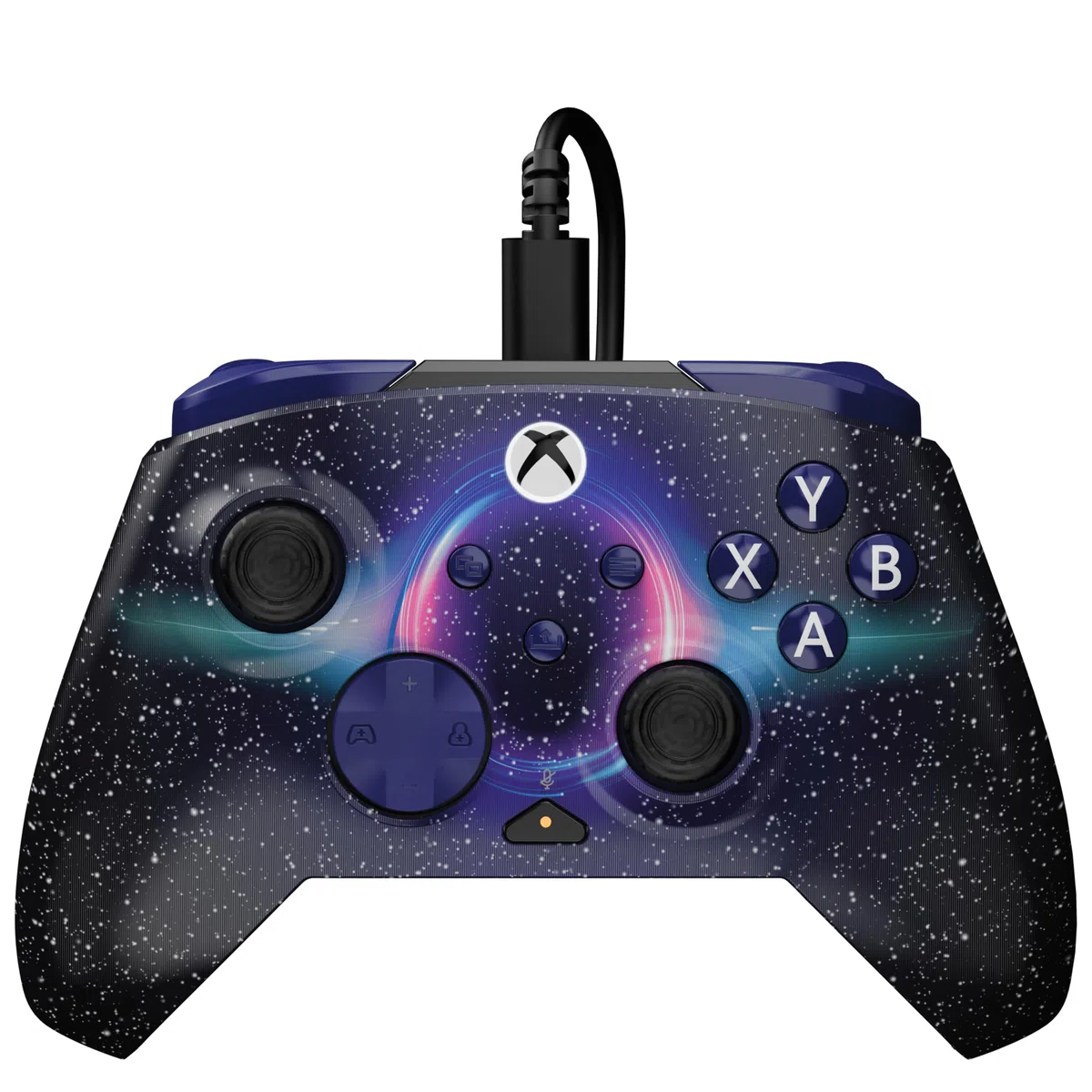 Turtle Beach Rematch Advanced Dark Cosmos Controller gaming con cavo per Xbox e PC, licenza ufficiale, pulsanti rimappabili, grilletti sensibili, comandi audio