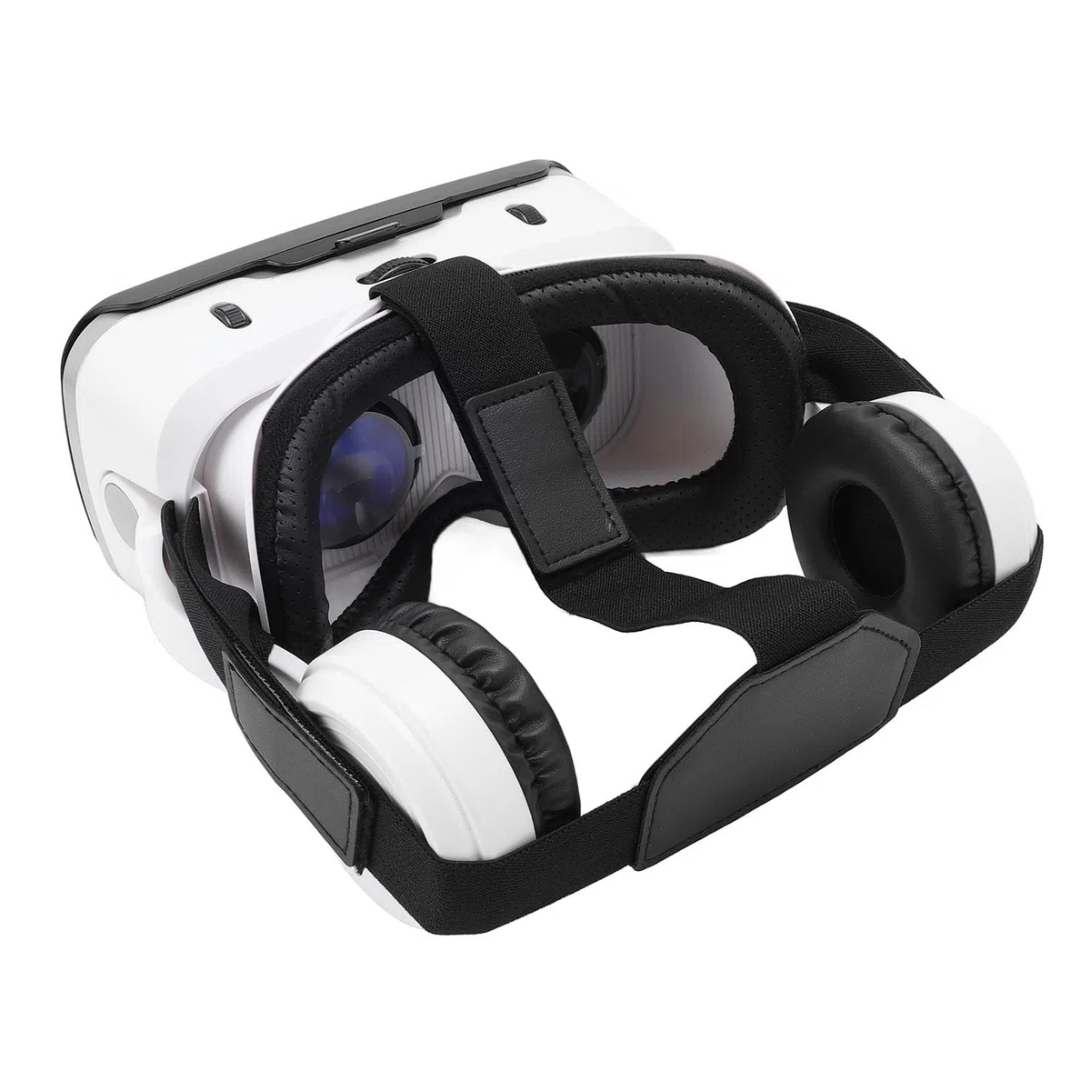 Cuffie VR con Lenti Che Bloccano la Luce Blu, Cuffie Integrate, Occhiali 3D per Smartphone 5,5-7,2 Pollici