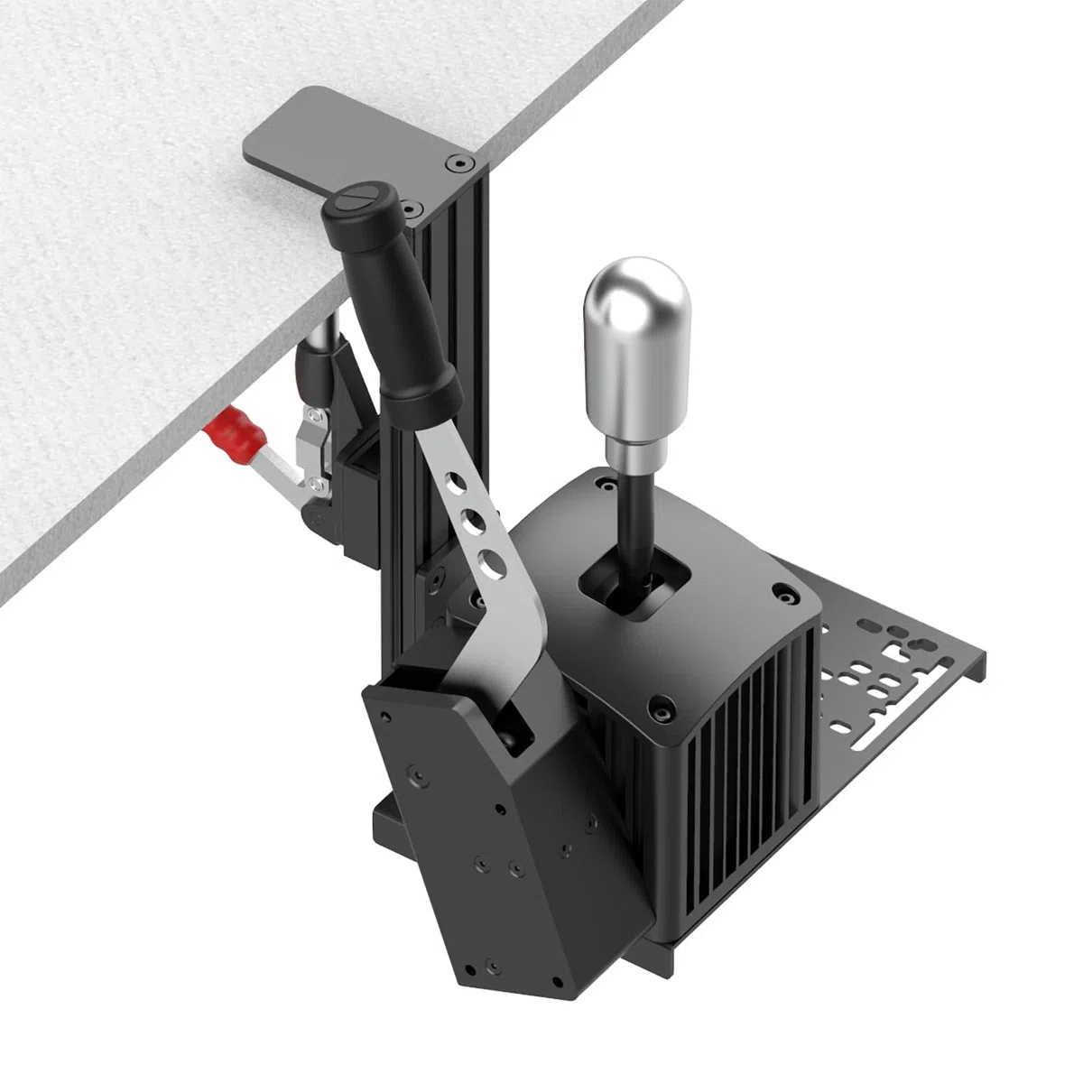 Supporto Universale da Scrivania per Cambio Sim e Freno a Mano Compatibile con Logitech G Driving Force, Thrustmaster TH8A e TSS, Fanatec ClubSport