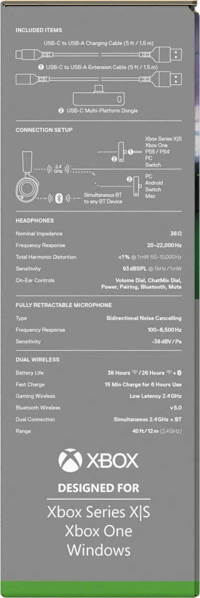 SteelSeries Arctis Nova 7X Cuffia da gaming wireless multipiattaforma 2.4GHz Bluetooth driver magnetici al neodimio batteria USB-C 38 ore ClearCast Gen2 AI PS5 PC VR Mobile