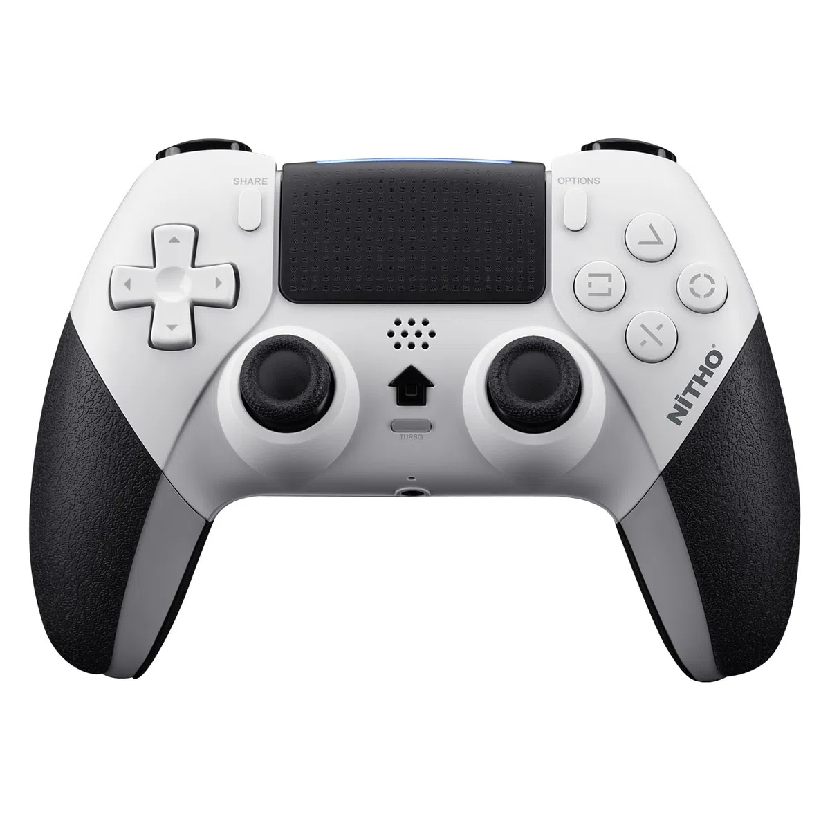 NITHO EVOLUTION Controller Wireless Compatibile con PS5, PC iOS e Android, Gamepad con Joystick Effetto Hall, Touchpad, Turbo, Macro, Vibrazione Doppia, Sensore Movimento 6 Assi e Jack Audio 3.5 mm