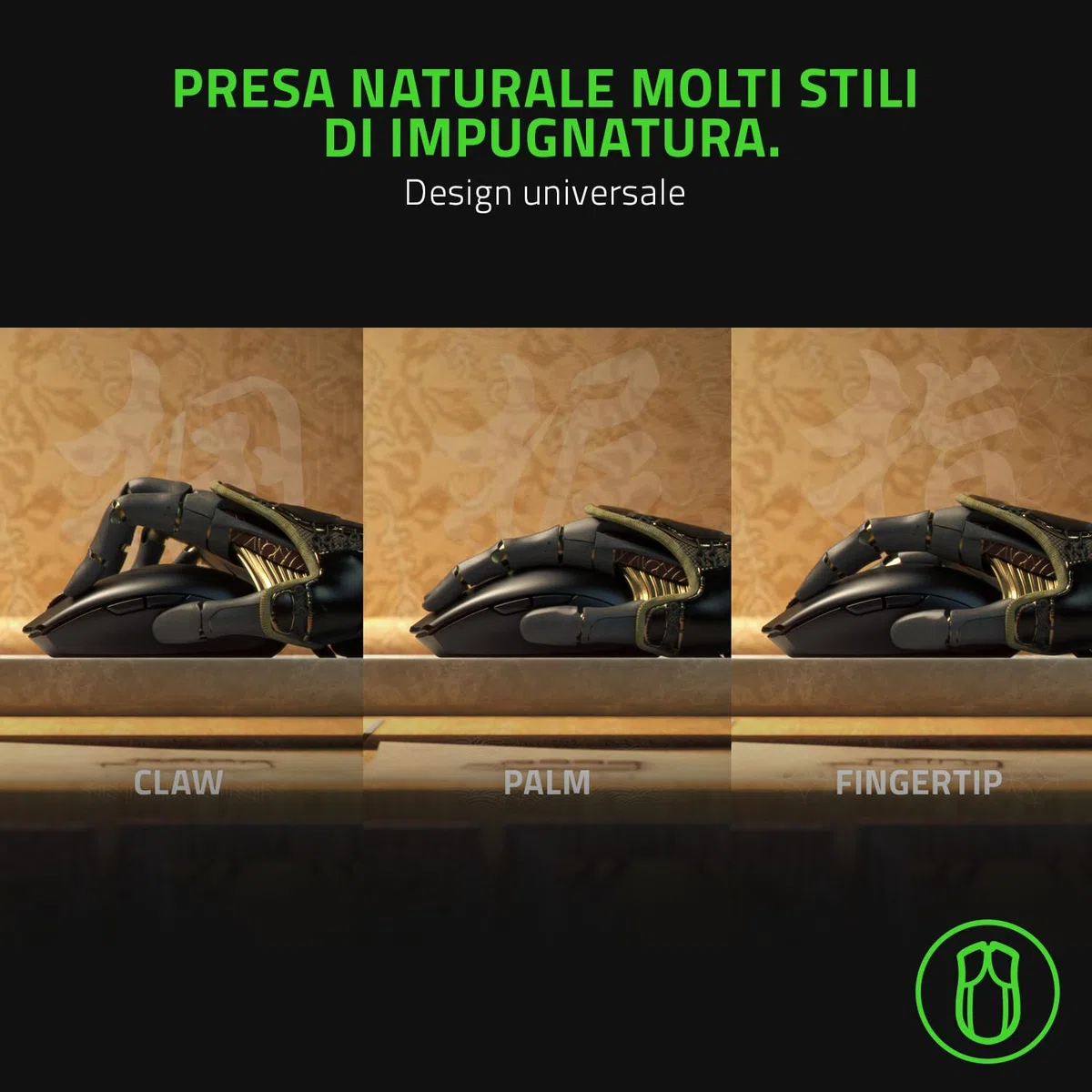 Razer Orochi V2 - Mouse da Gioco Wireless Mobile con Durata Della Batteria Fino a 950 Ore (Design leggero, Bluetooth, Interruttori Meccanici del Mouse di Seconda Generazione) Nero