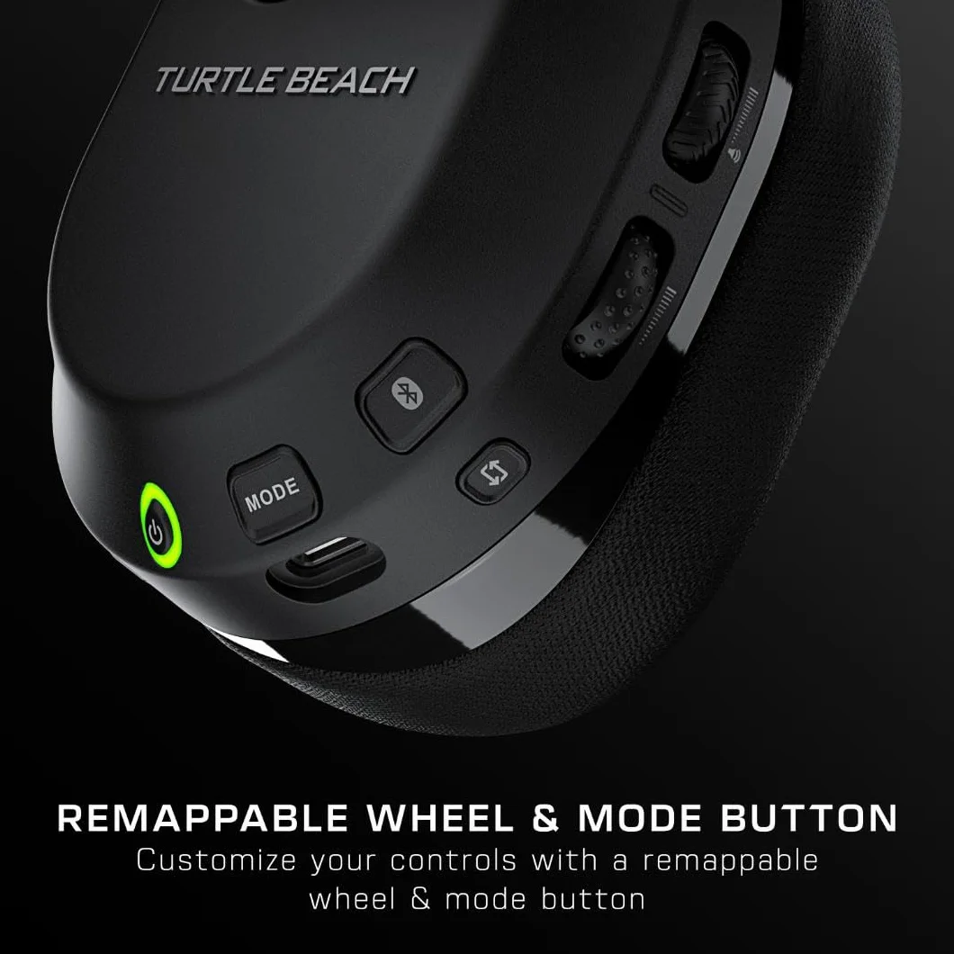 Turtle Beach Stealth 600 Nero PlayStation Cuffie da Gioco Wireless con 80 ora Batteria, Altoparlanti da 50mm e Bluetooth per PS5, PS4, PC e Mobile