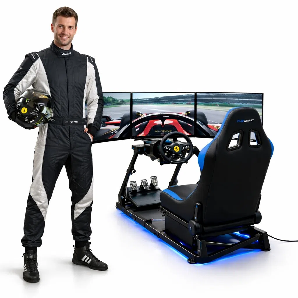 EGOTECH Smart Racing Seat Simulatore di Guida Pieghevole Regolabile