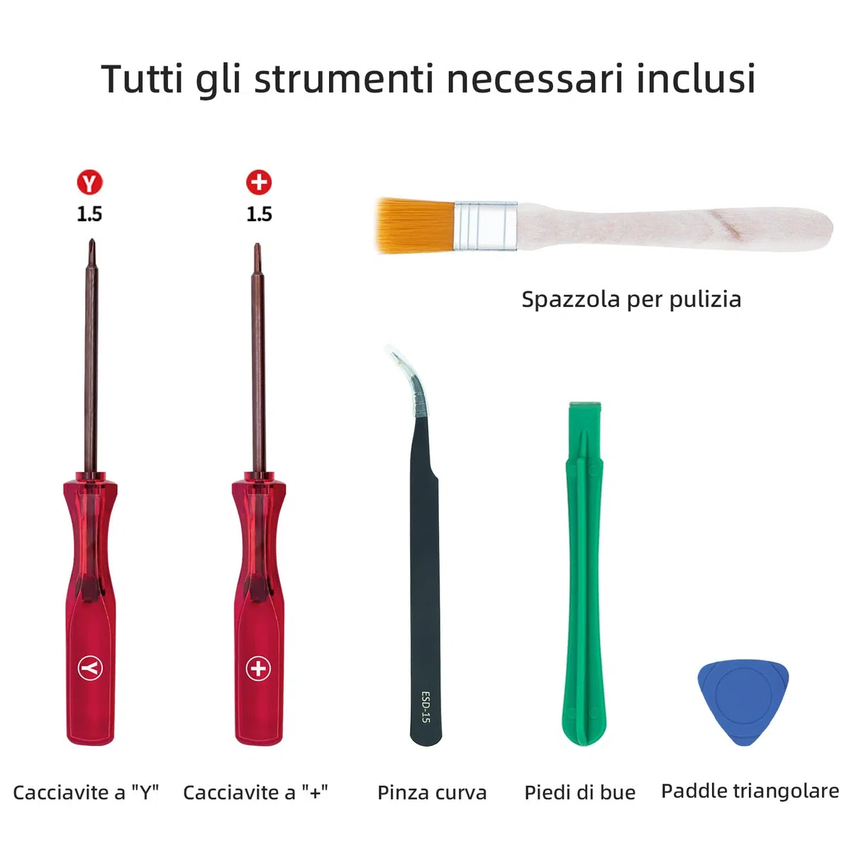 Wigearss Schermo LCD di Ricambio e Kit di Strumenti di Riparazione per Nintendo Switch